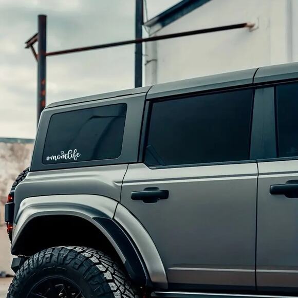 Mom Life Car Decal White Vinyl Decal Sticker For Car Truck Van Wall Laptop - Picture 3 of 5